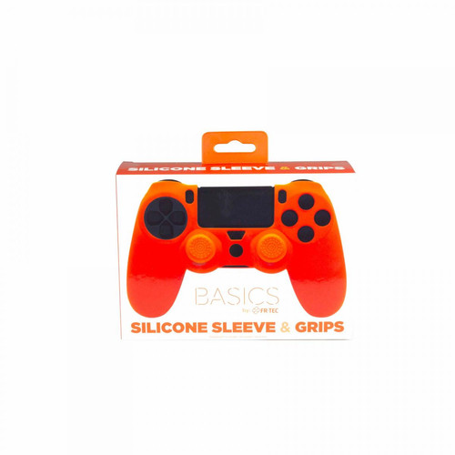Autres accessoires PS4 Blade PlayStation 4 - Peau de contrôleur de silicone, y compris les poignées de pouces - orange