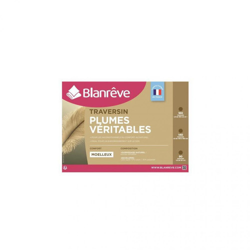 Blanreve - BLANREVE Traversin Plumes 140 cm Blanreve  - Blanreve