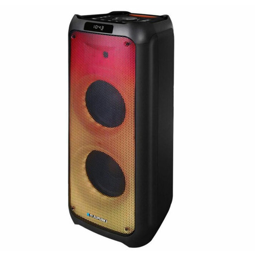 Blaupunkt PartyBox Enceinte portable Bluetooth avec fonction karaoké Entrée guitare TWS Radio AUX USB microSD Télécommande Disco Éclairage LED