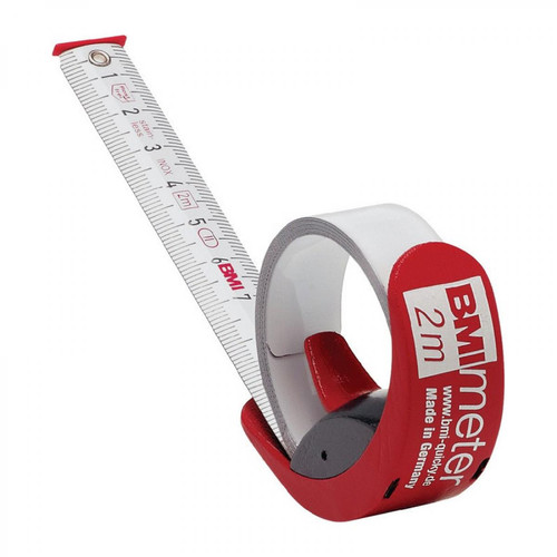 Bmi - Mètre-ruban de poche BMImeter longueur 2 m largeur 16 mm mm/cm EG II fonction de règle en plastique plastique fonction règle BMI - Mesurer & Tracer