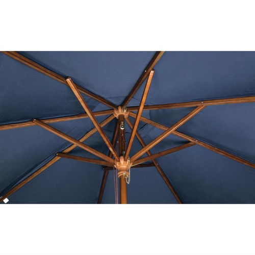 Boléro Parasol de Terrasse Professionnel de 2,5 m Bleu Marine à Poulie - Bolero