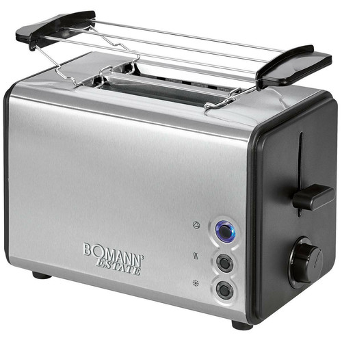Bomann - Grille Pain Toaster 2 fentes inox, 850, Argent, Bomann, TA 1371 CB Bomann  - Bomann