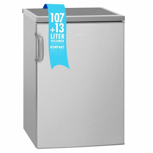 Réfrigérateur Réfrigérateur 120L Inox Bomann KS2194-1-Inox