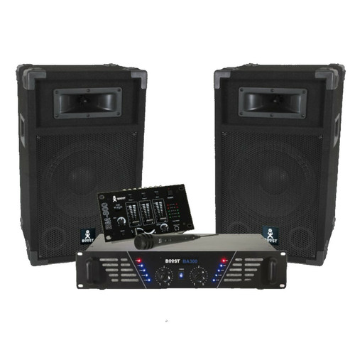 Boost - BOOST DJ-300 Pack sonorisation BOOST300 Boost  - Pack sono dj 300