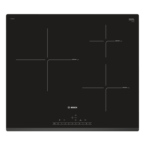 Table de cuisson Bosch Table de cuisson à induction 60cm 3 feux 7400w noir - pij631fb1e - BOSCH