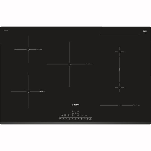 Bosch -Table de cuisson à induction 80cm 5 feux 7400w noir - pvw831fc5e - BOSCH Bosch  - Table de cuisson