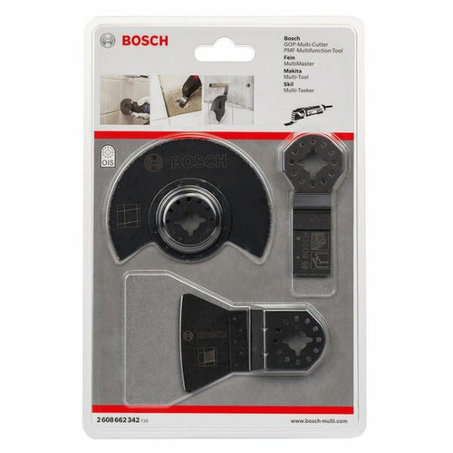 Bosch - Set accessoires carrelage pour Outil multifonction Bosch  - Outils Bosch Outillage électroportatif