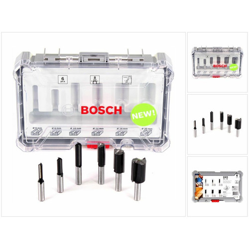 Bosch - Coffret de fraises droites 6 pièces Bosch Bosch  - ASD