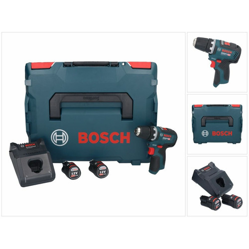 Bosch - Perceusevisseuse sansfil Bosch GSR 12V35 Professional 12 V 2 batteries 3 Ah  Lboxx Bosch  - Bosch gsr 12