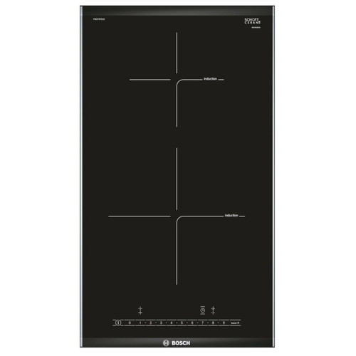 Bosch - Domino induction PIB375FB1E Serie 6 , Direct select, PowerBoost - Table de cuisson 2 foyers