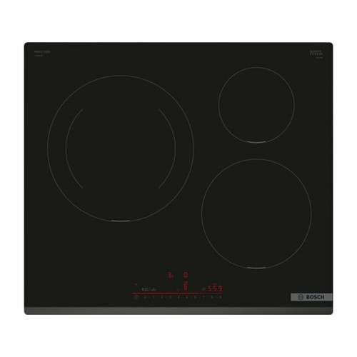 Bosch - Table de cuisson à induction 60cm 3 foyers 7400w noir - PIJ631HB1E - BOSCH Bosch  - Plaque cuisson Electrique Table de cuisson