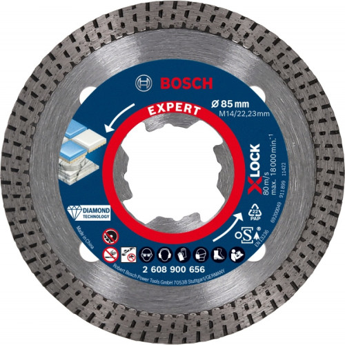 Accessoires meulage Bosch Disques à tronçonner diamantés Bosch Expert HardCeramic
