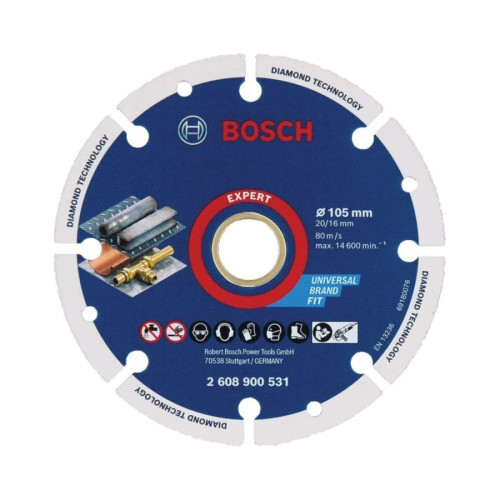 Bosch - Disque à tronçonner Bosch Expert Diamond Metal Wheel Bosch  - Accessoires meulage