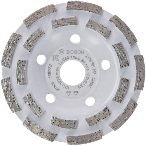 Bosch - Bosch 2608601762 Meule diamantée béton longlife PRO 125x22.23x5mm double rangée de 18 segments Bosch  - ASD