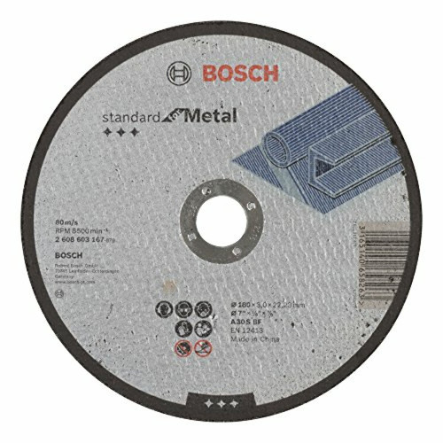 Bosch - Bosch 2608603167 Disque à tronçonner à moyeu plat standard for metal A 30 S BF 180 mm 22,23 mm 3,0 mm Bosch  - Meuleuses