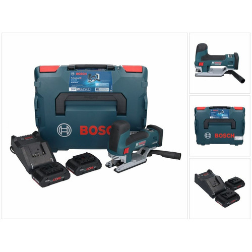Bosch - Bosch GST 18V-155 SC Professional Scie sauteuse 18 V (06015B0002) + 2x Batteries ProCORE 4,0 Ah + Chargeur + L-Boxx Bosch - L boxx