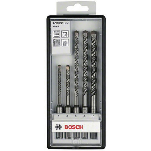 Bosch - forets - bosch robust line sds-plus-5 pour perforateur set de 5 pièces d5,6x115mm, 6,8,10x165mm - bosch 26070199 Bosch  - Forets sds bosch
