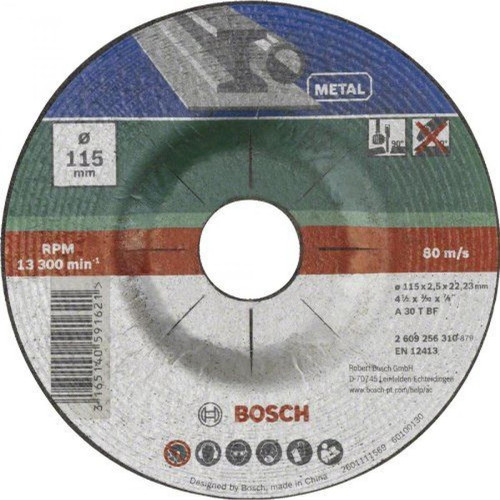 Bosch - Bosch 2609256311 Disque à tronçonner à moyeu déporté pour Métaux Diamètre 125 mm Diamètre d'alésage 22/23 Epaisseur 2,5 mm Bosch  - Disque pour meuleuse