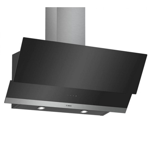 Bosch - Hotte décorative inclinée 90cm 580m3/h noir - dwk095g60 - BOSCH Bosch   - Hotte Décorative