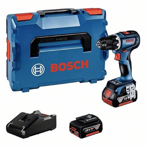 Bosch - Bosch Professional 18V System perceuse-visseuse sans-fil GSR 18V-90 C (avec 2 batteries PROcore de 4,0 Ah, chargeur GAL 18V-40, dans L-BOXX) Bosch  - System professional