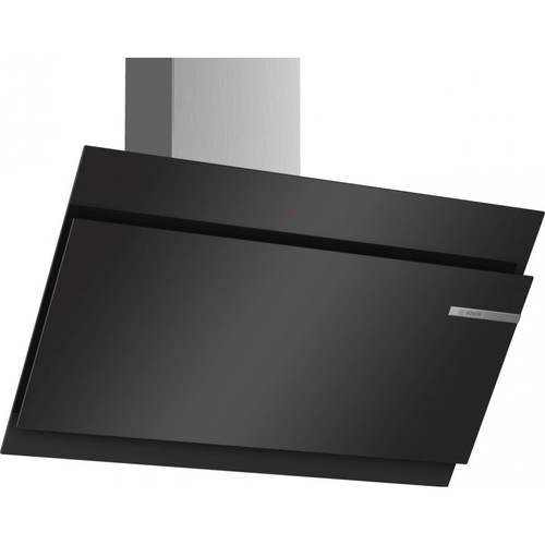 Bosch - Hotte décorative inclinée 90cm 840m3/h noir - dwk98jm60 - BOSCH - Hotte Décorative