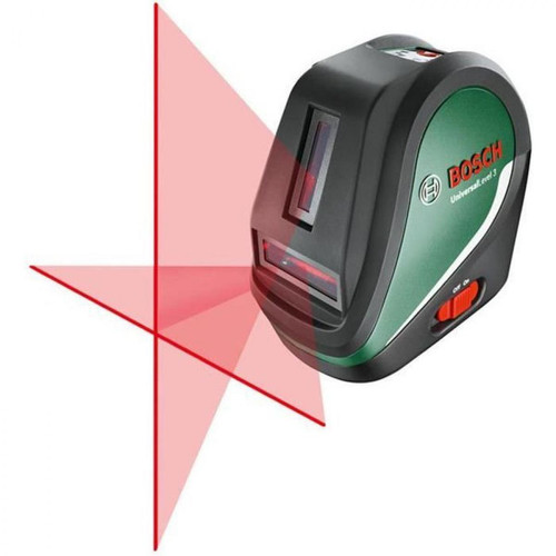 Bosch - Laser lignes Bosch - UniversalLevel 3 (portée 10m, 3 lignes 1 point, mise a niveau auto) Bosch  - Pointeur laser