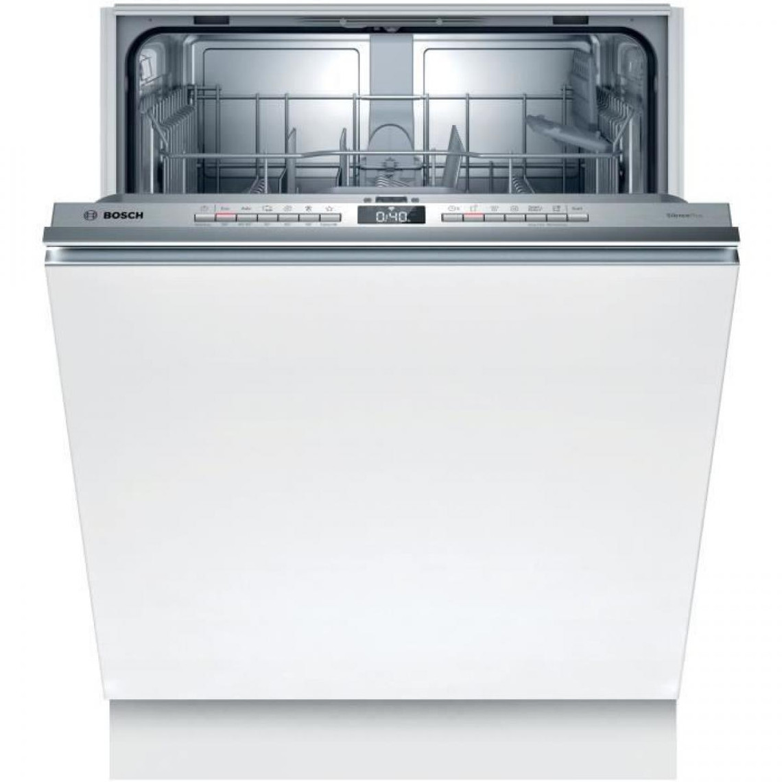 Bosch Lave-vaisselle tout intégrable BOSCH SMV4HTX37E - 12 couverts - Moteur induction - Largeur 60cm - Classe E - 44dB