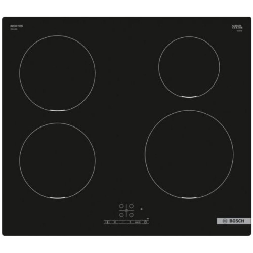 Bosch - PIE611BB5E Plaque Induction Electrique Tactile 7400W 4 Foyers Verre Céramique Noir - Table de cuisson
