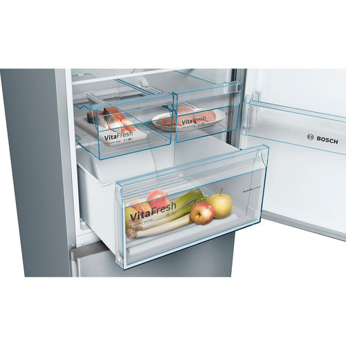 Réfrigérateur Réfrigérateur Combiné BOSCH KGN36VLEA 186 x 60 cm Acier inoxydable