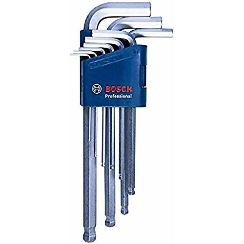 Bosch - Jeu de 9 clés Allen coudées Hex (1,5-10,0mm) Bosch  - Accessoires vissage, perçage