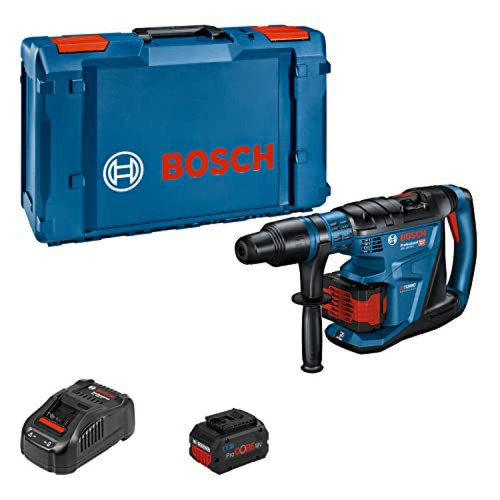 Bosch Bosch GBH 18V-40 C Professional Perforateur sans fil 9,0 J 18V - SDS max - BITURBO Brushless + 2x Batteries ProCORE 8,0 Ah + Chargeur + Coffret XL-BOXX