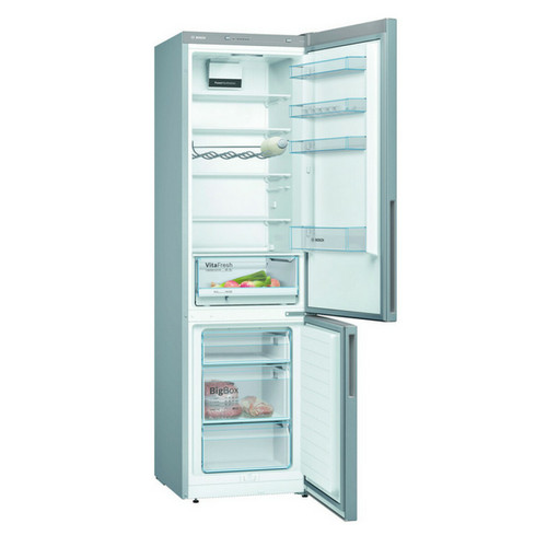 Bosch Réfrigérateur congélateur bas - KGV39VLEAS - 344L (250+94) - Froid brassé - A++ - L 60cm x H 201cm - Inox