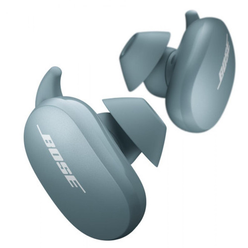 Bose - QuietComfort Écouteurs Sans Fil Bluetooth Réduction de Bruit USB Silicone Bleu Pierre - Bose