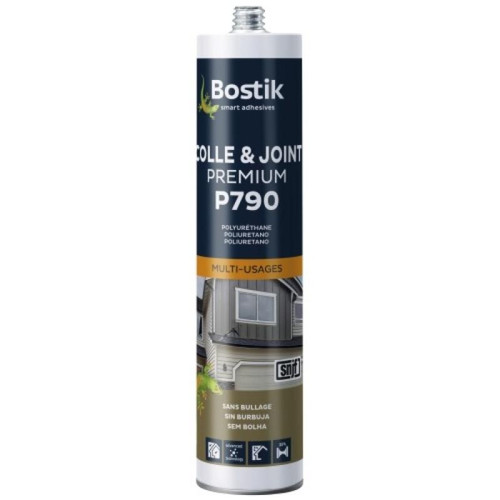 Bostik - Masticcolle polyuréthane multiusages Premium P790 cartouche de 300ml noir Bostik  - Fixation Bostik