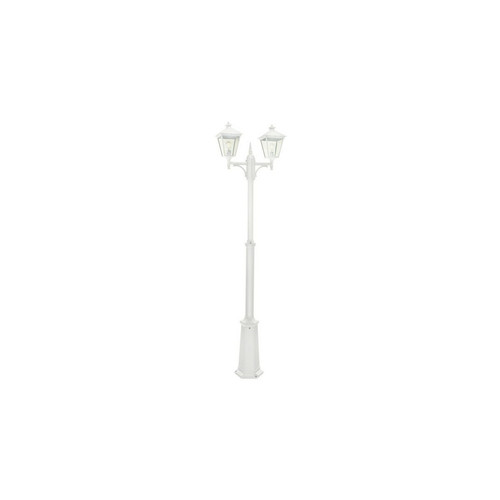 Boutica-Design - Lampadaire Extérieur Blanc LONDON 2x70W Max 275cm Boutica-Design  - Lampadaires exterieurs