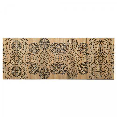 BOX FURNITURE - Tête de lit en bois massif de pin. Gena. 4 pièces. 160X60 cm. - Box Furniture - Têtes de lit Industriel