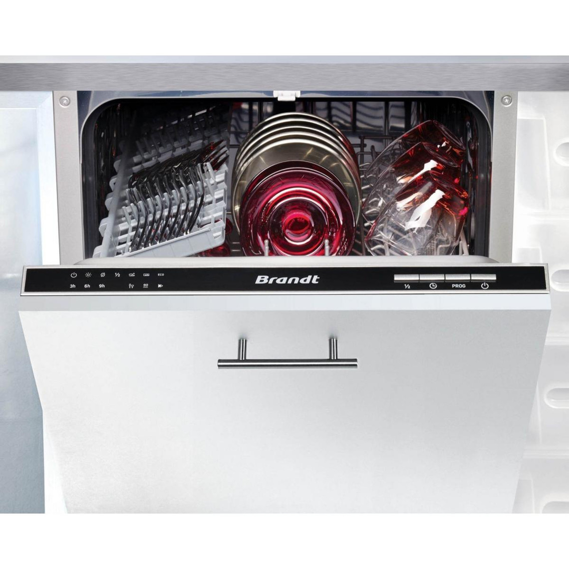 BRANDT VS1010J - Lave-vaisselle 45cm encastrable A++