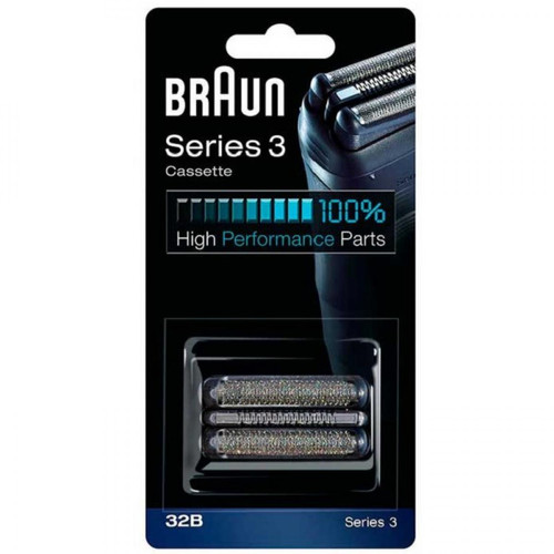 Braun - 32b noir cassette series 3 300/320/340 pour rasoir braun Braun  - Accessoires Appareils Electriques
