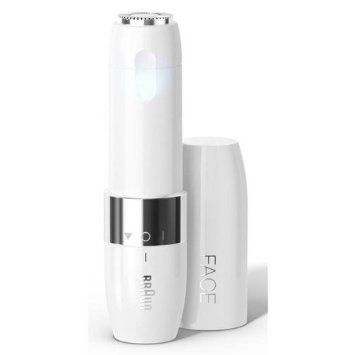 Braun - Braun Face Mini FS1000 Rasoir Visage éléctrique pour femme - Doux pour la peau - Fonction Smart Light - Blanc - Rasoir électrique