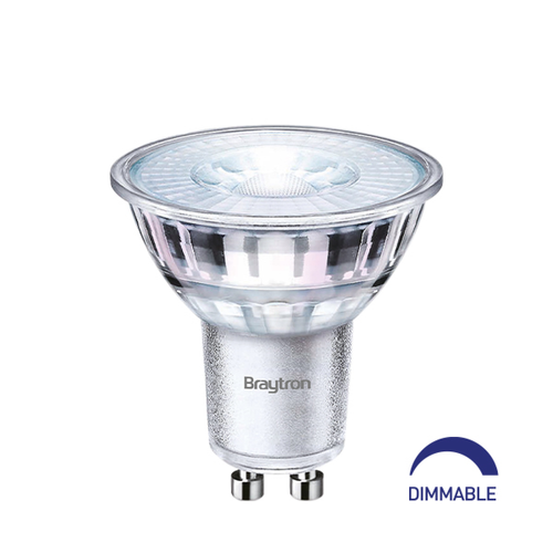 BRAYTRON - Ampoule LED GU10 5.5W (Eq. 50W) 2700K 38° Dimmable BRAYTRON  - Led gu10 dimmable