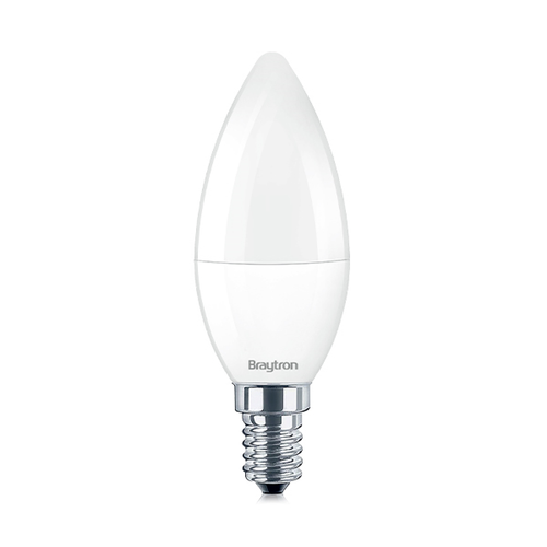 BRAYTRON - Ampoule LED flamme 6.5W (Eq. 45W) E14 3000K BRAYTRON  - Ampoules LED