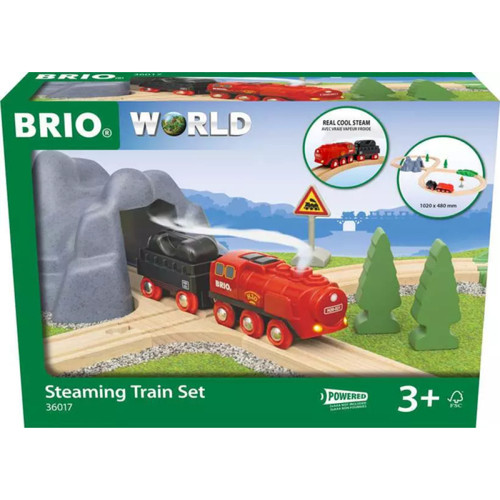 BRIO - 36017 Circuit locomotive a vapeur BRIO  - Voitures BRIO