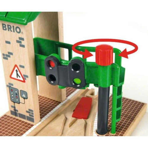 BRIO Brio World Station de Controle et d'Aiguillage - Accessoire pour circuit de train en bois - Ravensburger - Mixte des 3 ans - 336