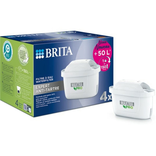 Brita - Pack de cartouches filtrantes Pack 4 filtres à eau MAXTRA PRO- LIMESCALE EXPERT Brita  - Carafe filtrante