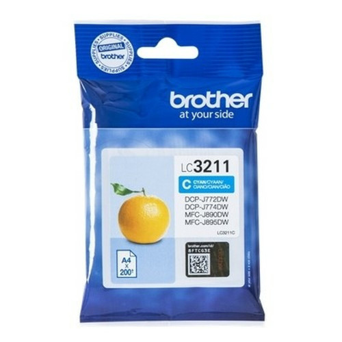 Cartouche d'encre Brother Brother LC3211 Cartouche Cyan LC3211C (Mandarine)