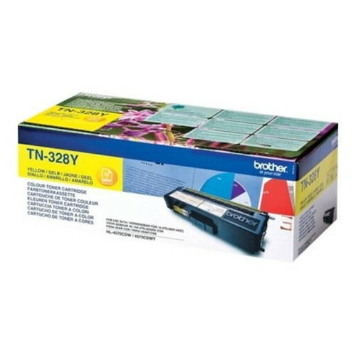 Brother - Brother TN-328 Toner Jaune TN328Y Brother - Cartouche, Toner et Papier Brother