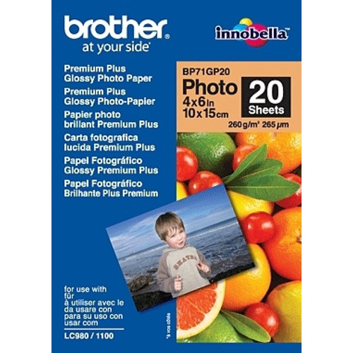 Brother - BP71GP20 Brother  - Papier Photo