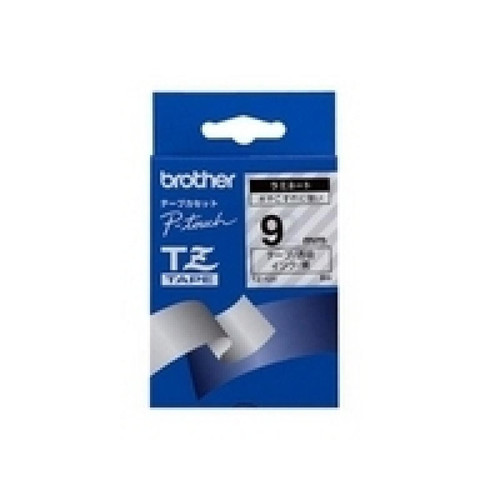 Ruban pour étiqueteuse Brother Brother Black on Clear Gloss Laminated Tape, 9mm label-making tape