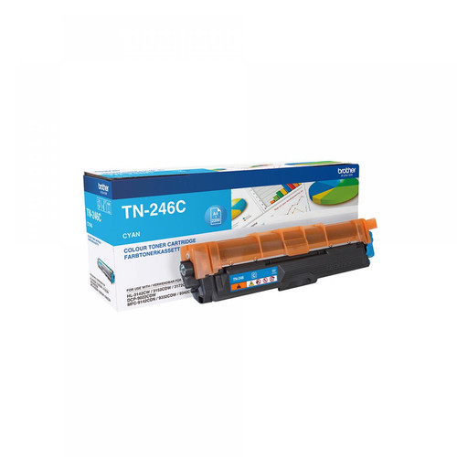 Brother - BROTHER TN246 HY Toner f DCL Cyan - Brother