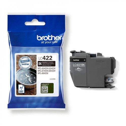 Brother - LC422BK Ink For BH19M/B LC422BK Ink Cartridge For BH19M/B Compatible with MFC-J5340DW MFC-J5740DW MFC-J6540DW MFC-J6940DW 550 pages - Brother